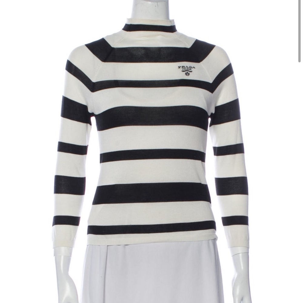 Prada 2022 striped logo knit - Picture 3 of 12
